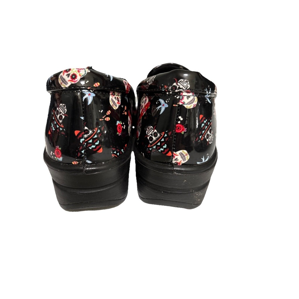 Halloween✨ Easy Work by Easy Street✨ Day of the Dead Slip On Clogs Mules Shoes - Picture 3 of 8